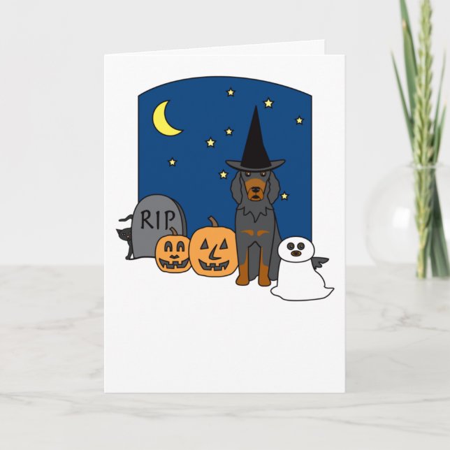 Carte Poseur de Gordon Halloween (Devant)