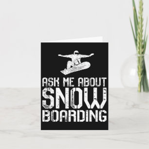 Carte Posez-moi la question de Snowboard Funky Snowboard