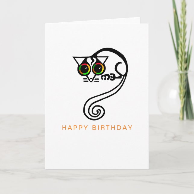 Carte POSSUM tiré à la main - Faune - Nature - Australie (Devant)