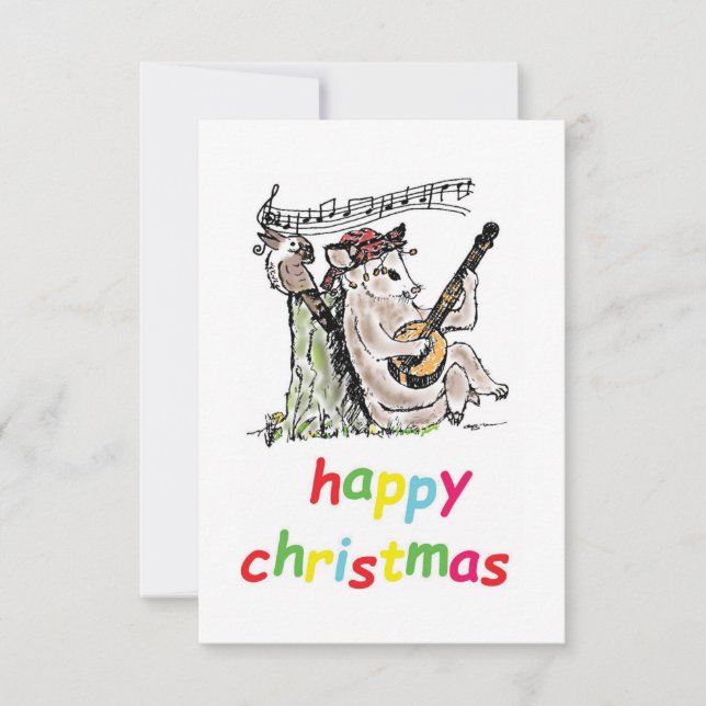 Carte Possum Xmas (Devant)