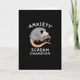 CARTE POSSUME ANXIETY SCREAM CHAMPION
