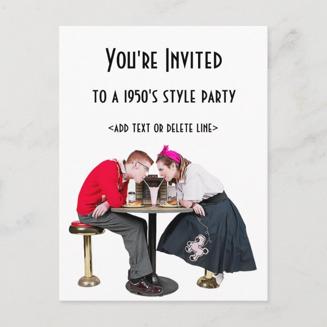 Carte Post Couple Sodashop - Aucune enveloppe incl (Devant)