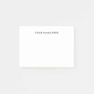Carte Post-it® personnalisable en noir