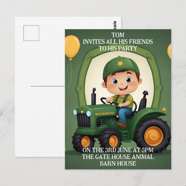 Carte postale (Devant / Derrière)