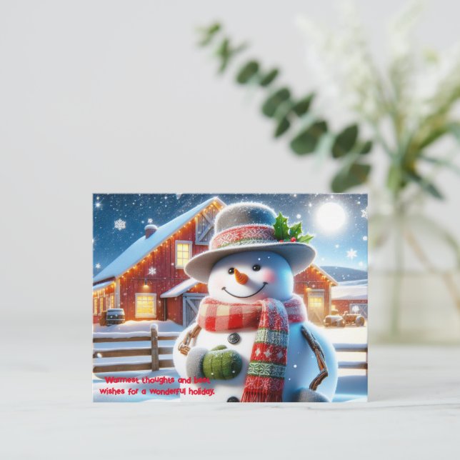 Carte postale (Debout devant)