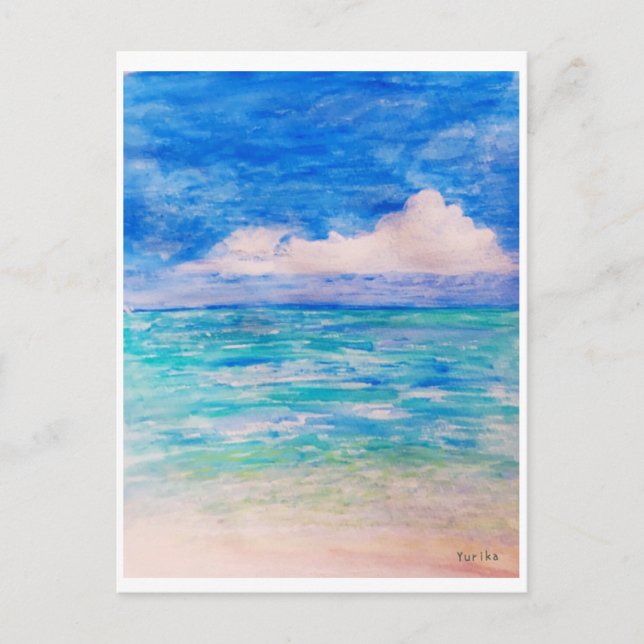 CARTE POSTALE エ グ ド ー ン リ の 海 (Devant)