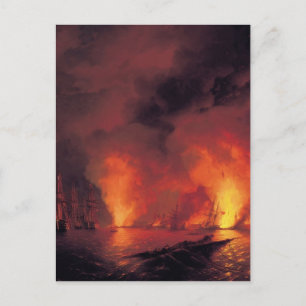 CARTE POSTALE ノ プ ー の 海 戦