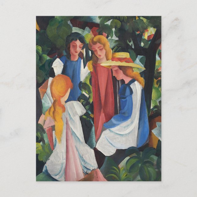 CARTE POSTALE 四人の少女達 (Devant)