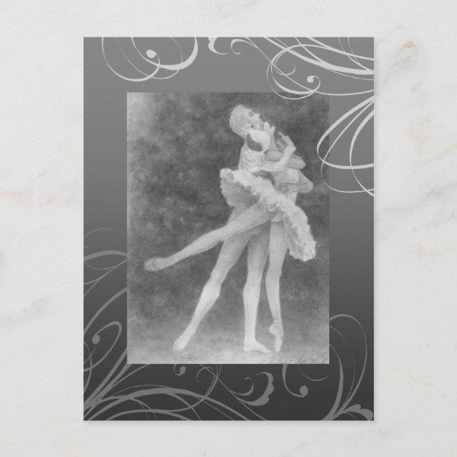 CARTE POSTALE 白 鳥 の 湖 絵 ガ キ (Devant)