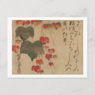 Carte Postale 秋 蔦, 乾 山 automne Ivy, Kenzan, Japon Art