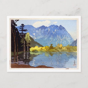 Carte Postale 穂 高 岳, Mont Hotaka, Hiroshi Yoshida, Découpe