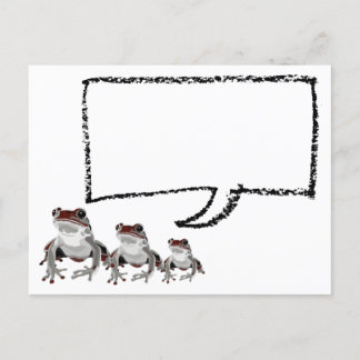 CARTE POSTALE 赤 カ エ ル ポ カ ド ー