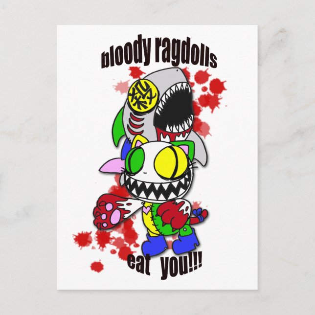 CARTE POSTALE 食 べ ち ゃ う ぞ (Devant)