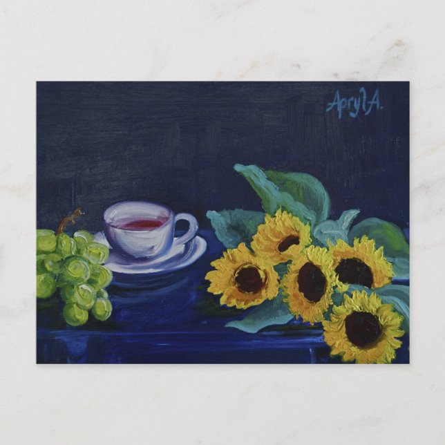 Carte Postale 0004-vie morte avec teacup (Devant)