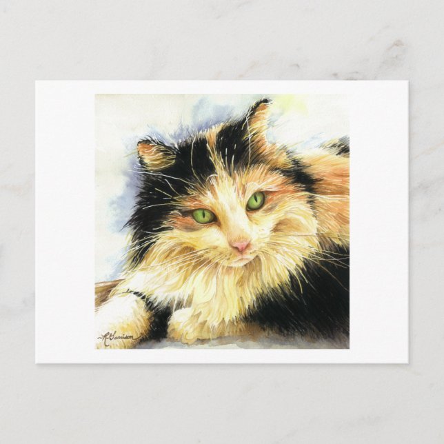 Carte Postale 0010 Calico Cat (Devant)