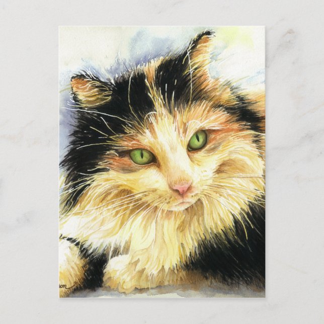 Carte Postale 0010 Calico Cat (Devant)