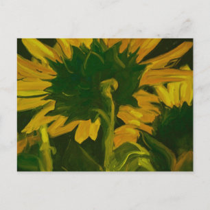 Carte Postale 0010-derrière le tournesol