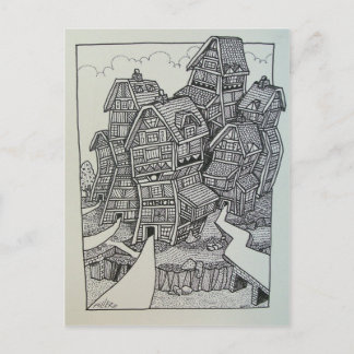 Carte Postale 01 Encre 4 par Piliero