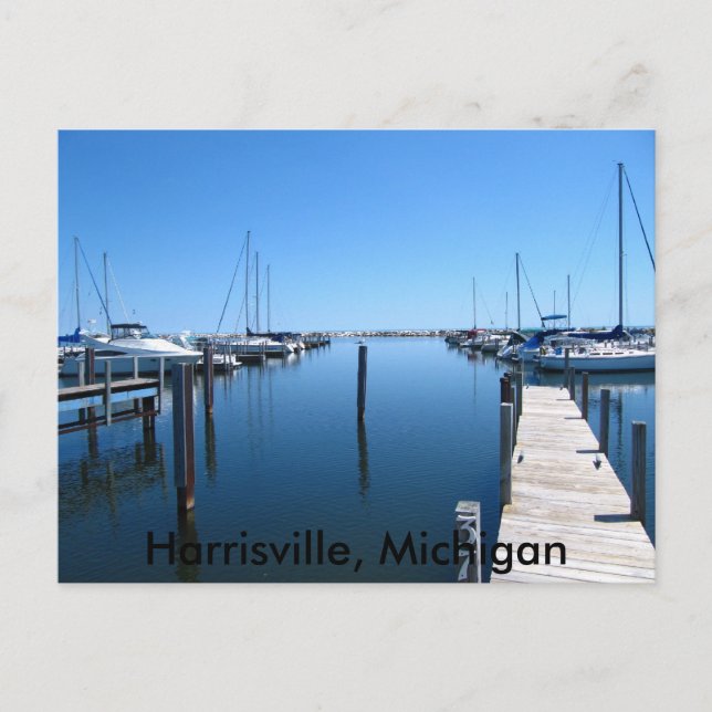 Carte Postale 026, Harrisville, Michigan (Devant)
