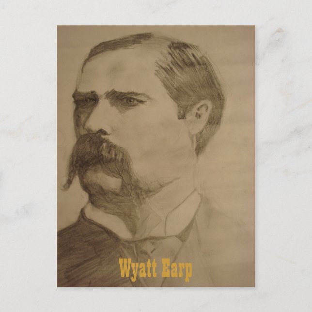 Carte Postale 074, Wyatt Earp (Devant)