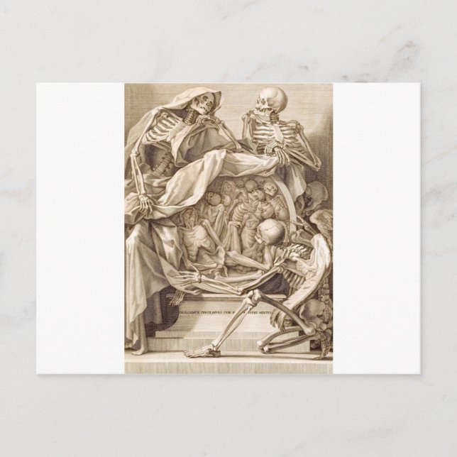 Carte Postale 090squelette2 (Devant)