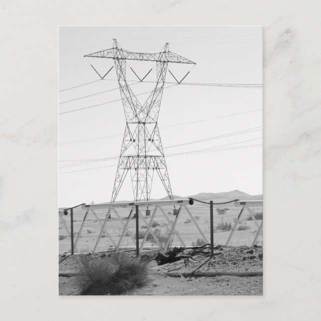 Carte Postale 0\_(ツ)_/ Afficher Quel Que Soit Le Désert D'Électr (Devant)