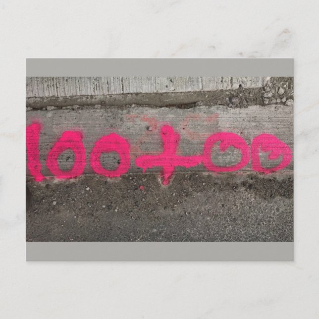 Carte Postale 100+00 Sondage/Stationnement de construction - Car (Devant)