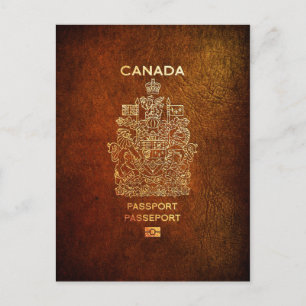 Carte Postale [100] Couverture canadienne du passeport