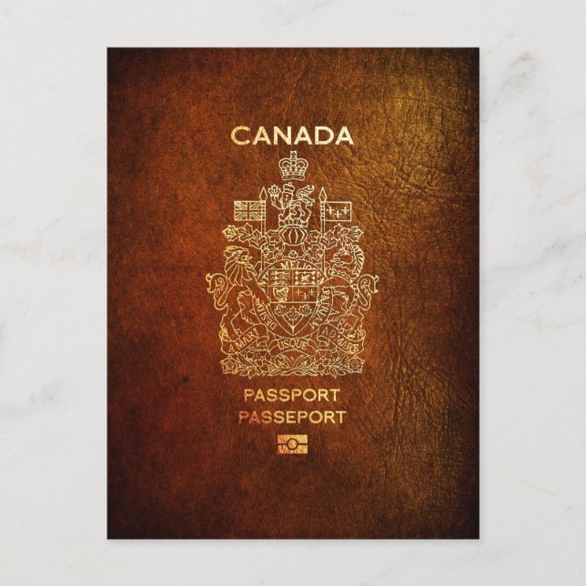 Carte Postale [100] Couverture canadienne du passeport (Devant)