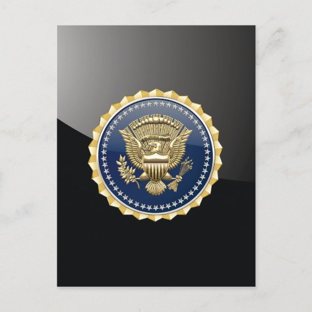 Carte Postale [100] Insigne de service présidentiel [PSB] (Devant)