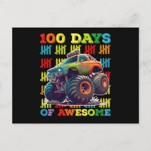 Carte Postale 100 Jours De Camion Monster Magnifique 100e Jour É