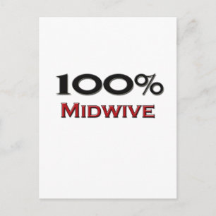 Carte Postale 100 % Midwive