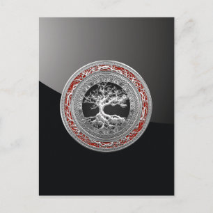 Carte Postale [100] Treasure Trove : Celtic Tree of Life [Argent