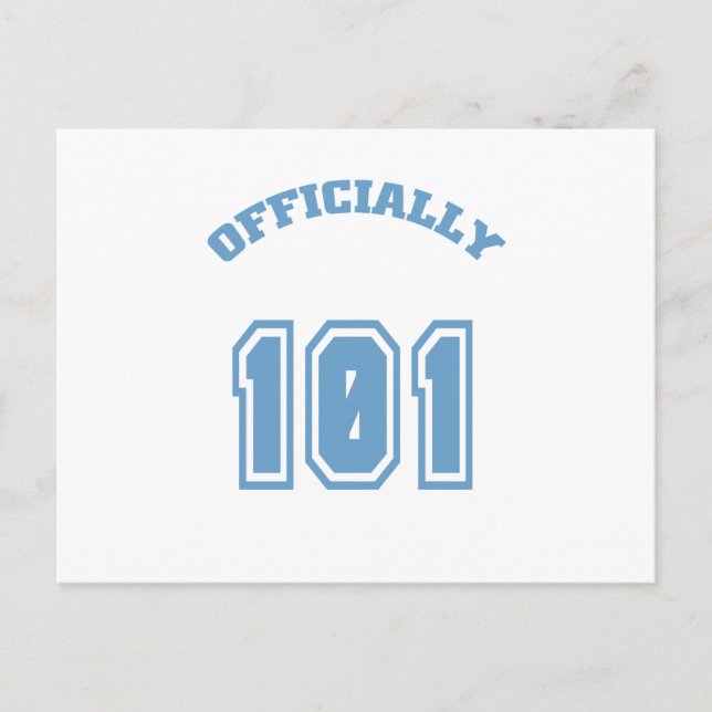 Carte Postale 101 officiellement (Devant)
