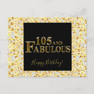 Carte Postale 105 Anniversaire