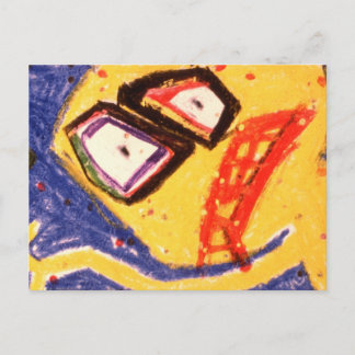 Carte Postale 107 Danse du verre peint