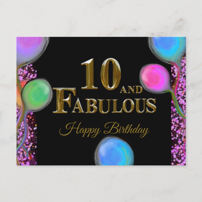 Carte Postale 10e anniversaire  (Devant)