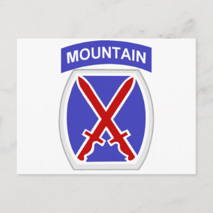 Carte Postale 10e division de montagne