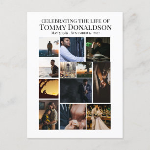 Carte Postale 12 Collage photo enterrement