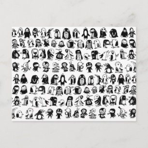 Carte Postale 132 pingouins