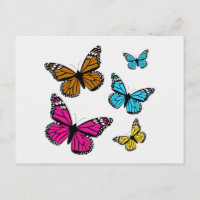 139 PAPILLONS DE DESSIN ANIMÉ COLORÉS ASSORTIMENT 