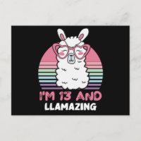 13 Ans Anniversaire Llama Incroyable 13ème Anniver