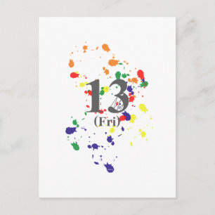Carte Postale 13ème Vendredi