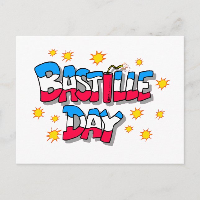 Carte Postale 14 juillet (Devant)