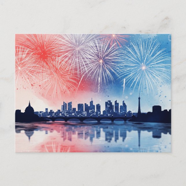 Carte Postale 14 juillet (Devant)