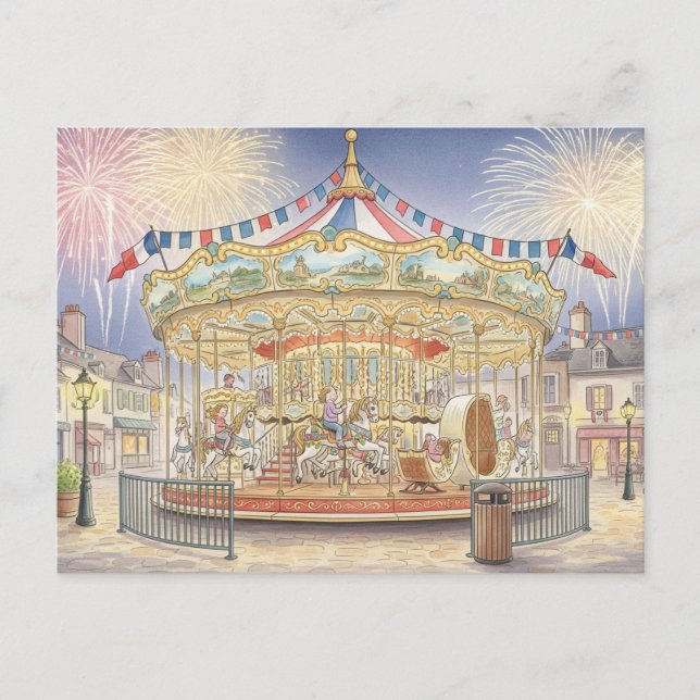Carte Postale 14 juillet (Devant)