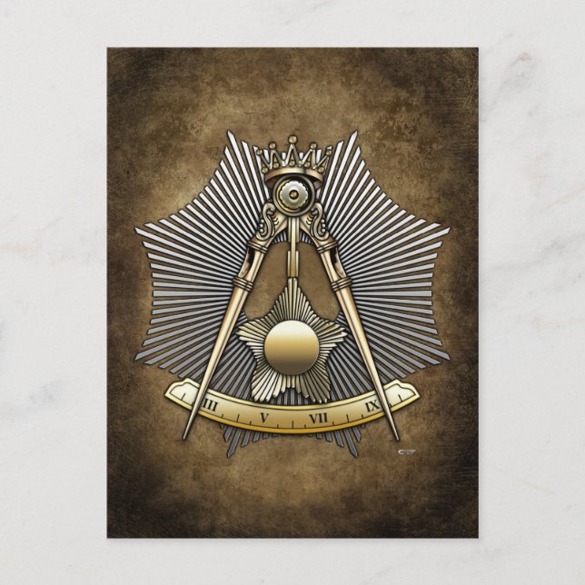 Carte Postale 14e degré : Grand Elect Mason (Devant)