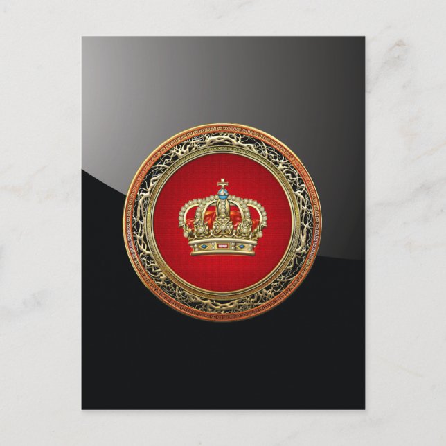 Carte Postale [154] Belgique : Prince-Princesse King-Queen Crown (Devant)