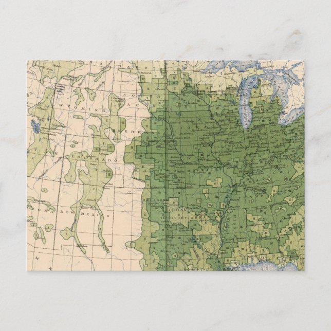 Carte Postale 154 Corn/mile² (Devant)