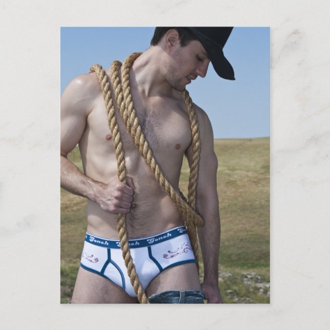 Carte Postale 15881-RA Sexy Cowboy (Devant)